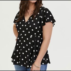 Torrid Polka Dot Top